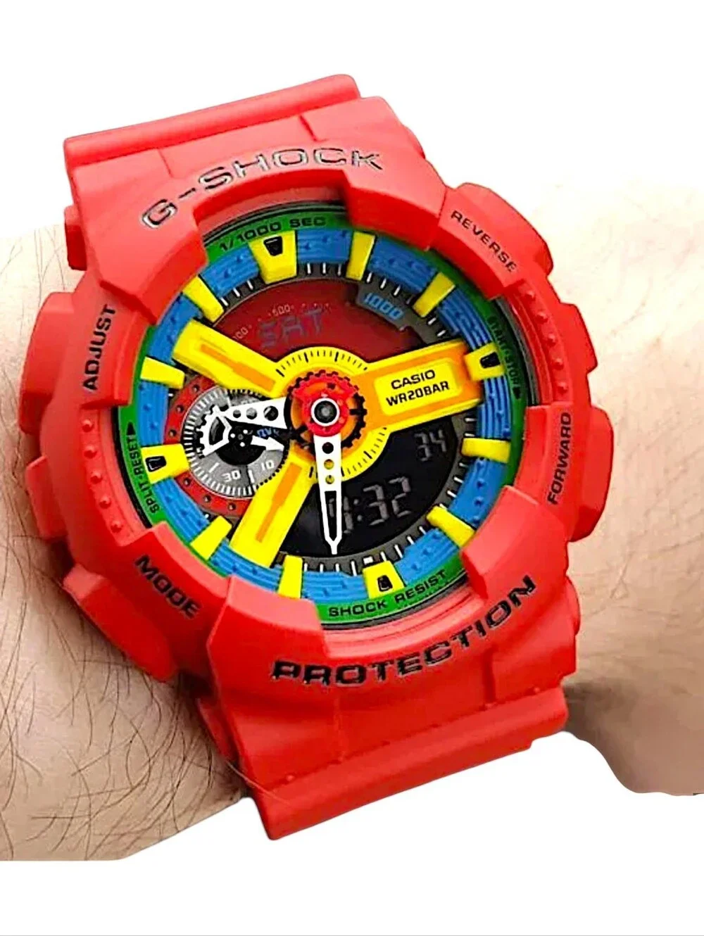 Casio Red & Snow White Premium Color Spectrum Series Lover's Collection G-Shock